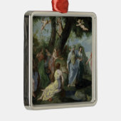 Minerva mit den Musen Ornament Aus Metall (Rechts)