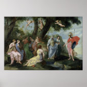 Minerva mit den Musen Poster (Vorne)