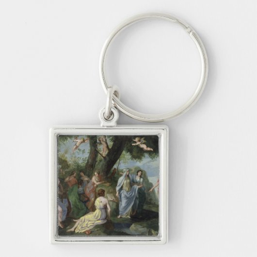 Minerva mit den Musen Schlüsselanhänger (Vorne)