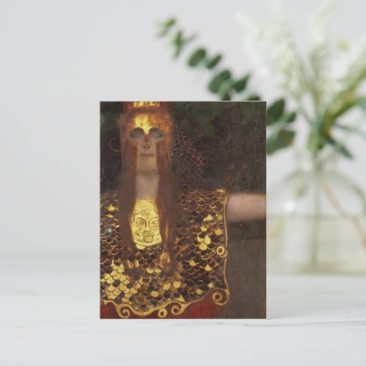 Minerva oder Pallas Athena Postkarte (Stehend Vorderseite)