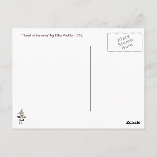 Minerva-Studie Postkarte (Rückseite)