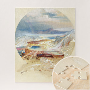 Minerva Terrace, Yellowstone von Thomas Moran Puzzle