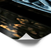 Minervas stille Vigil - römische Göttin Poster (Ecke)