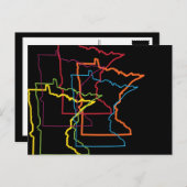 Minesota Stolz Postkarte (Vorne/Hinten)