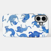 Ming Blue Floating Cats Phone Case - Miao-Chi (Rückseite (Horizontal))