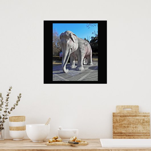 Ming Tombs Elephant Poster (Küche)