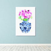 Ming Vase Leinwanddruck (Insitu (Holzboden))