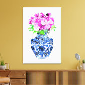 Ming Vase Leinwanddruck (Insitu (Wohnzimmer))
