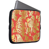 Ming Vase Patterns Laptopschutzhülle (Vorne Rechts)