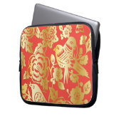 Ming Vase Patterns Laptopschutzhülle (Vorderseite Links)