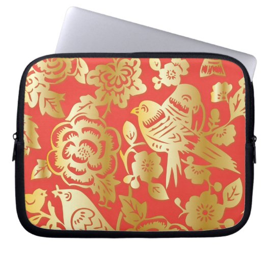Ming Vase Patterns Laptopschutzhülle (Vorderseite)
