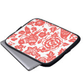 Ming Vase Patterns Laptopschutzhülle (Vorne Knopf)