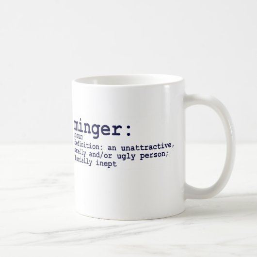 MINGER DEFINITIONS-KAFFEE-TASSE KAFFEETASSE (Rechts)