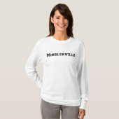 Minglerville lange Hülsen-Front T-Shirt (Vorne ganz)