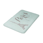 Mingrey Paris Eiffel Tower Bath Mat Badematte (Schrägansicht)
