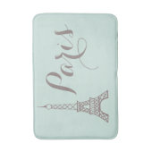 Mingrey Paris Eiffel Tower Bath Mat Badematte (Vorderseite Vertikal)