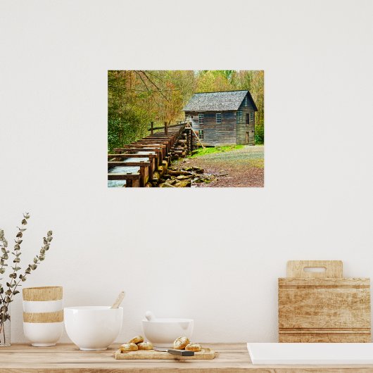 Mingus Mill, große, rauchige Berge Poster (Küche)