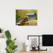 Mingus Mill, große, rauchige Berge Poster (Heimbüro)