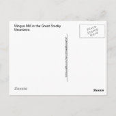 Mingus Mill, große, rauchige Berge Postkarte (Rückseite)