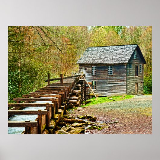 Mingus Mill, Große Smoky Mountains Poster (Vorne)