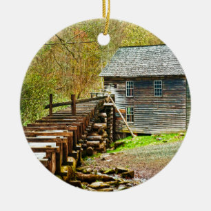 Mingus Mühle, Great Smoky Mountains Keramik Ornament