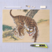 Minhwa Korean Ugly Tiger Seidenpapier (Handwerk)