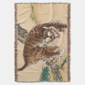 Minhwa Koreanischer hässlicher Tiger Decke (Vorderseite Vertikal)