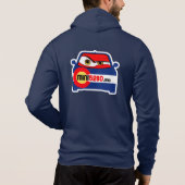 MINI5280 Eyes Logo Zip-Front Hoodie (Rückseite)