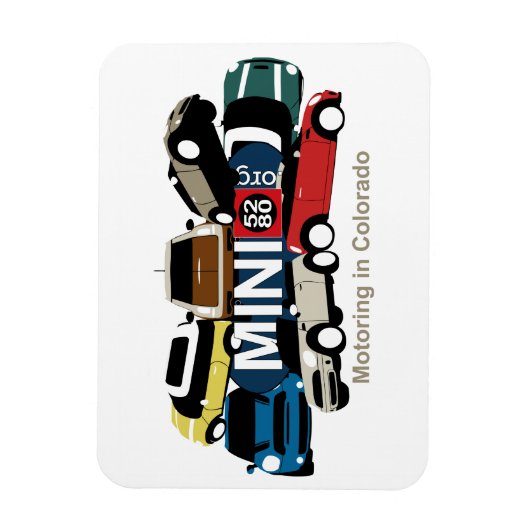 MINI5280 Motoring in Colorado Magnet (Vertikal)