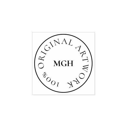 Mini 100% ORIGINAL ARTWORK Briefmarke Gummistempel (Prägung)