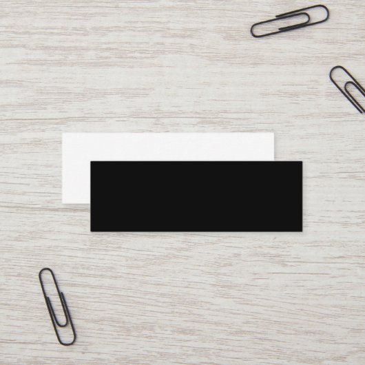 Mini 3,0" x 1,0" visitenkarte (Vorderseite/Rückseite Beispiel)