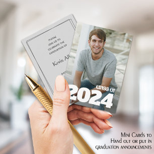 MINI 3.5" X 2.5" Bild Einladungen