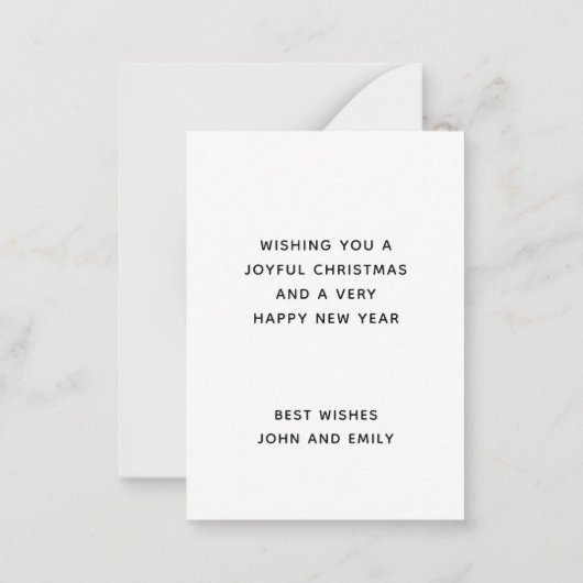 MINI | Abbrechen von Skripten in der Texte-Weihnac Mitteilungskarte (Rückseite)