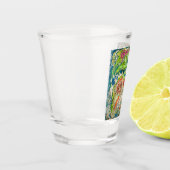 Mini Abstrakt Art Shot Glass Schnapsglas (Links)