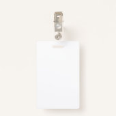 Mini-Abzeichen-Event-Logo-Clip Lanyard Reel Ausweis (Rückseite mit Klammer)