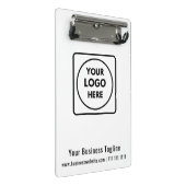 Mini-Acryl-Logo-Clipboard Pro Mini Klemmbrett (Schrägansicht)