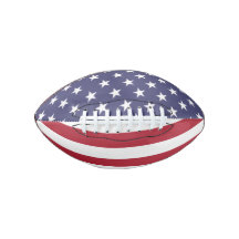 Mini American Football mit US Flagge
