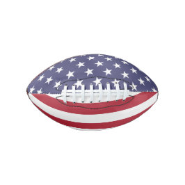 Mini American Football mit US Flagge