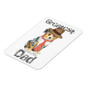 Mini American Shepherd Vater Magnet (Linke Seite)