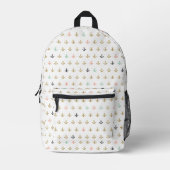 Mini Anchor Muster Bedruckter Rucksack (Vorderseite)