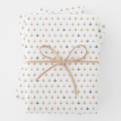 Mini Anchor Muster Geschenkpapier Set (Beispiel)