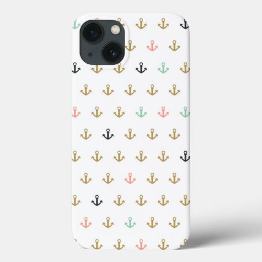 Mini Anchor Pattern Case-Mate iPhone Hülle (Rückseite)