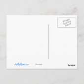 Mini Art Cat Bicycle AltModisch Postkarte (Rückseite)