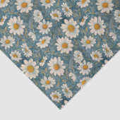 Mini Art Nouveau Shasta Daisies - 10lb, 17"x23" Seidenpapier (Detail)