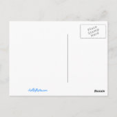 Mini Art Owl Birds Baum Zitat Postkarte (Rückseite)