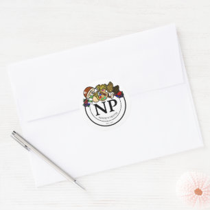 Mini-Aufkleber für die Natur - Kleines Logo Runder Aufkleber