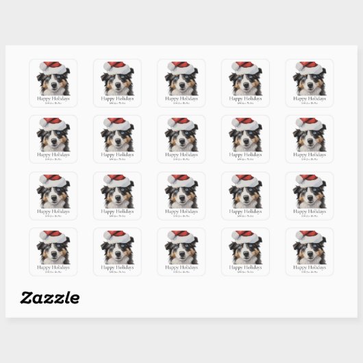 Mini Aussie 1 Holiday Sticker (Blatt)