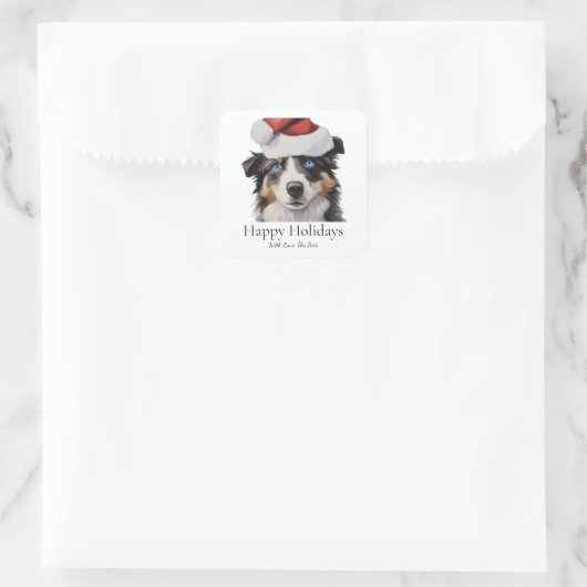 Mini Aussie 1 Holiday Sticker (Tasche)