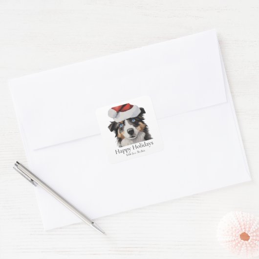 Mini Aussie 1 Holiday Sticker (Umschlag)