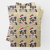 Mini Aussie 2 Holiday Paper Geschenkpapier Set (Beispiel)
